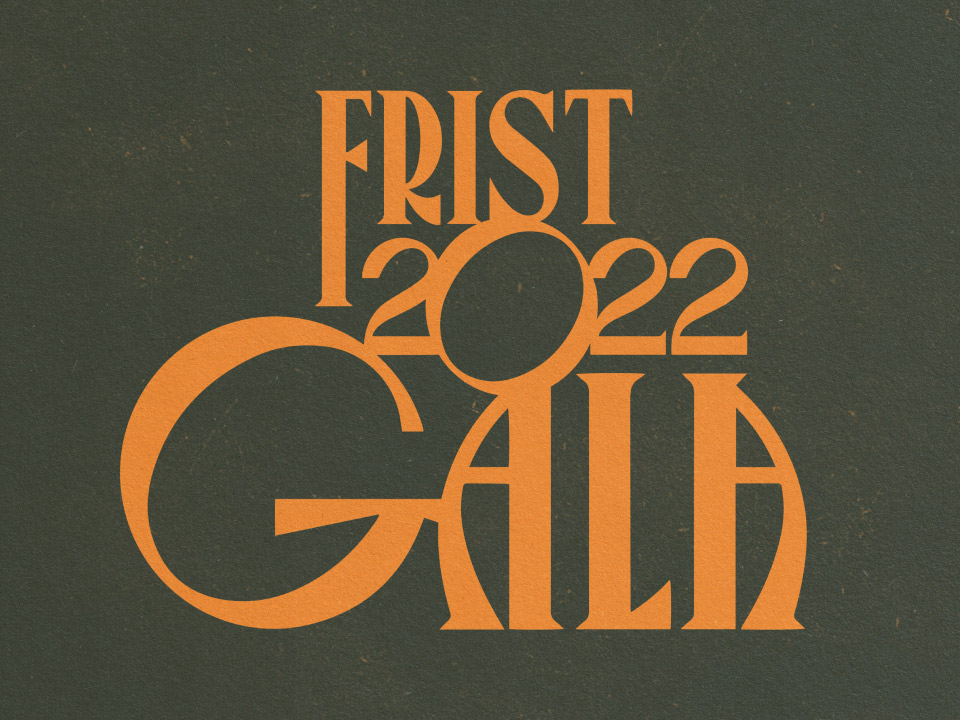First 2022 Gala logo on a dark green paper background