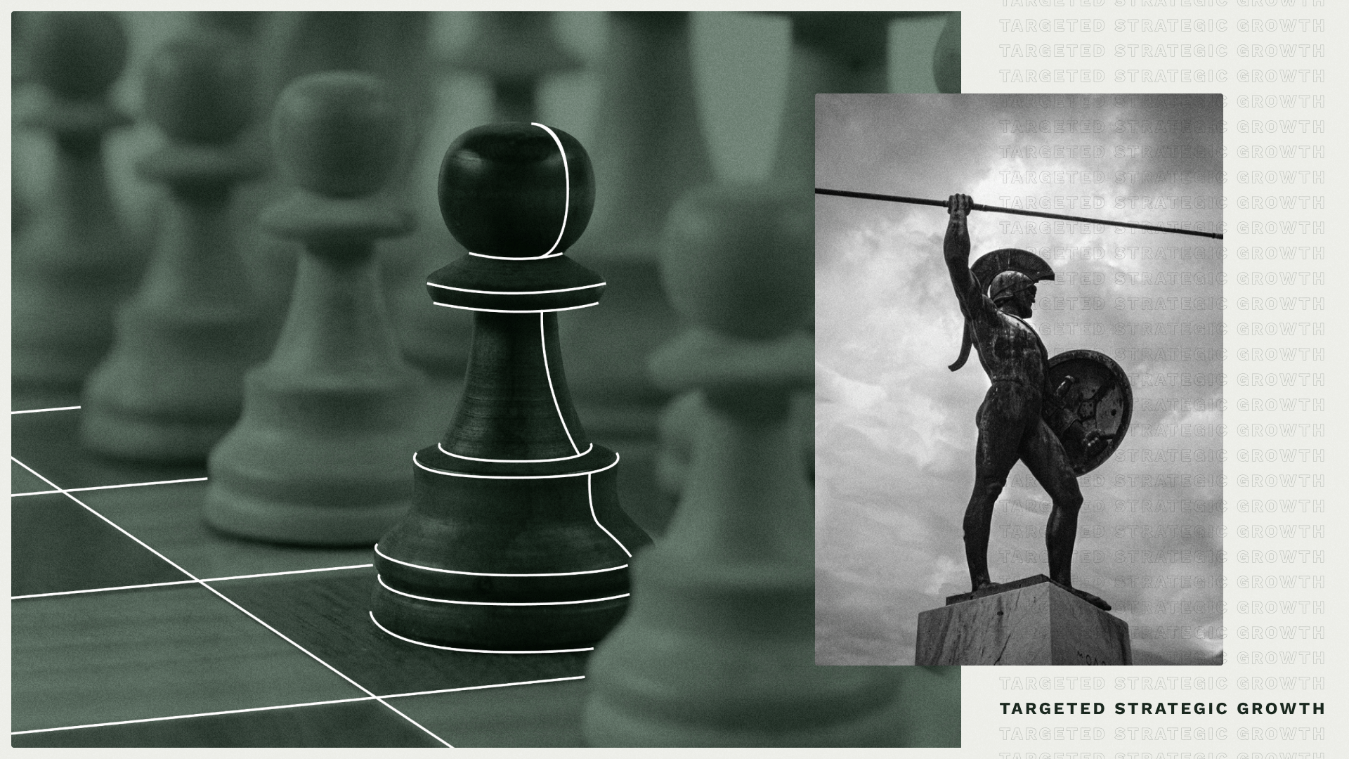 Photo of chess pieces and Roman statues featured on the Javelin website